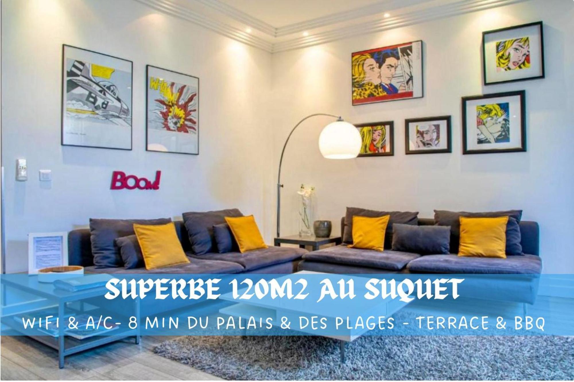Superbe 120M2 Au Suquet - Property With Style Cannes Kültér fotó
